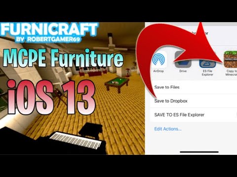 How to get Furniture in Minecraft Pocket Edition (Minecraft PE Addons)