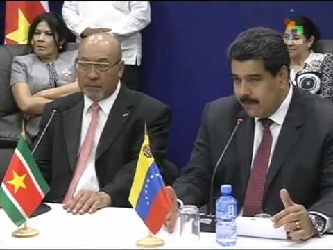 Venezuela’s Maduro Lands in Suriname, Meets with President Bouterse