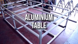 Aluminium T-slot profile workshop Table