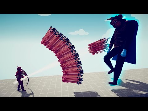 God Monkey (King Kong) vs Archer vs Ballista vs Zeus  - Totally Accurate Battle Simulator TABS