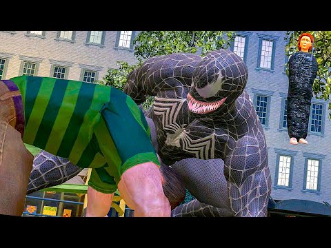 All Venom Scenes in Spider-Man 3 (2007) Gameplay in 4K ULTRA HD