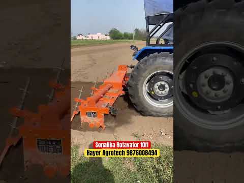 Rotavator 10ft sonalika Hayer Agrotech 9876008494#agriculture #farming #rotavator #agritools