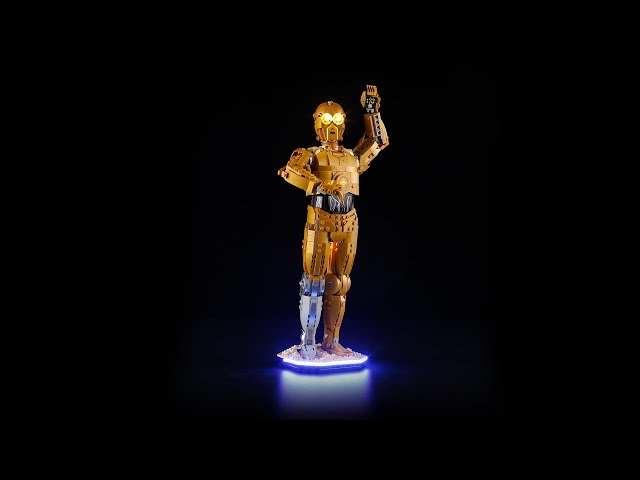 Vídeo relacionado con LIGHTAILING Juego de Luces para Lego-75398 C-3PO - Kit de iluminación LED Compatible con el Modelo de Bloques de construcción Lego - Modelo No Incluido