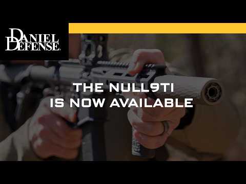 The NULL9Ti Is Now Available | Daniel Defense 9mm Suppressor