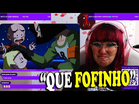 MAGNERA REAGINDO A REENCONTRO DE NUMERO 17 ,NUMERO 18 E KURIRIN