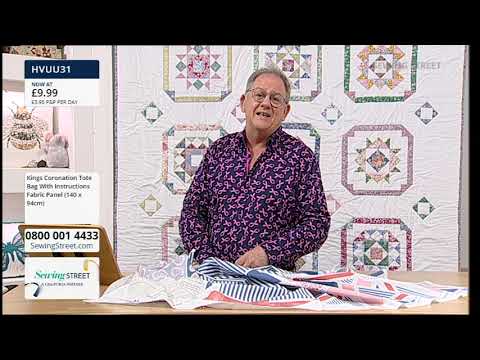 Sewing Street-14/05/23-Alice Caroline Liberty Kaleidoscope Quilt Blocks 4, 5 & 6 With Anna Sanders