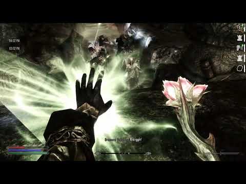 NexGen Skyrim - Boss Fight at Reachwater Rock (Gauldur amulet) Pure Mage on Legendary Difficulty