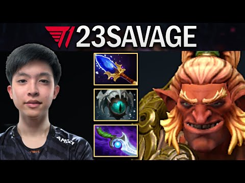 T1.23SAVAGE TROLL WARLORD WITH AGHANIMS-DIFFUSAL - DOTA 2 7.30 GAMEPLAY