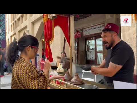 Sharmistha Gooptu with an unique experience of Turkish Ice-cream Challenge