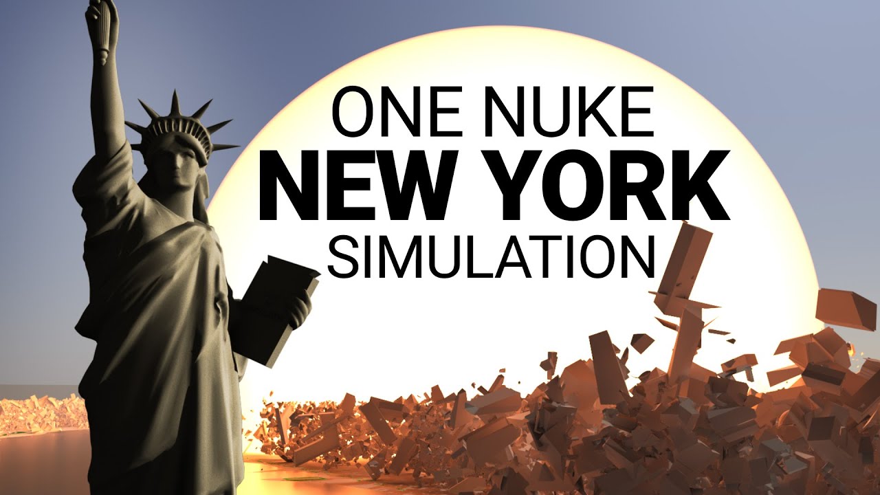 Simulation of a Nuclear Explosion in NEW YORK