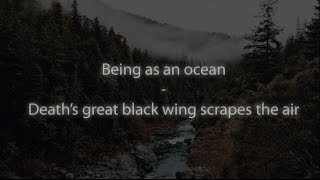 Being as an ocean - Death&#39;s great black wing scrapes the air