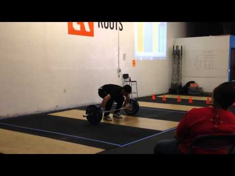 Roots Crossfit Bullshit Competition 245# Snatch