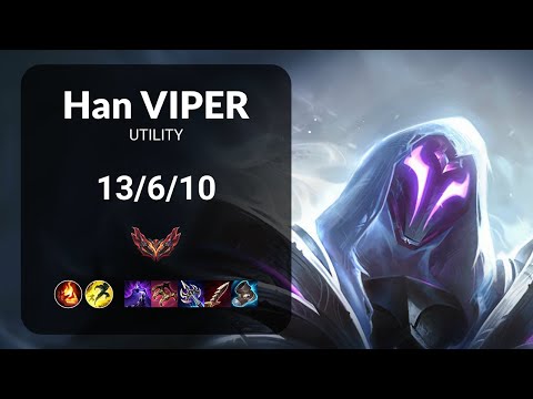 Han Viper Pyke vs Elise UTILITY - KR GRANDMASTER Patch 14.24