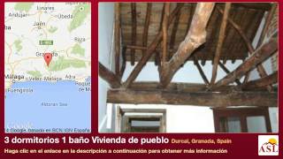 preview picture of video '3 dormitorios 1 baño Vivienda de pueblo se Vende en Durcal, Granada, Spain'