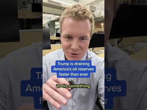 Trump is draining America's oil reserves faster than ever
