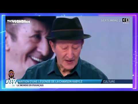 Cyril Hanouna rend hommage au chanteur Idir décédé à l âge de 70 ans