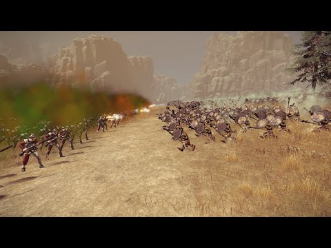 3500 Handgunners VS 6000 Goblins Warhammer Total War