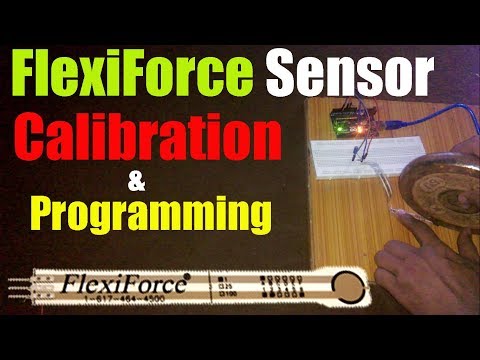 Flexiforce pressure sensor or force sensitive resistor “FSR” Programming & calibration using Arduino
