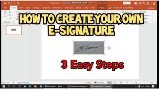 HOW TO CREATE E-SIGNATURE || PAANO GUMAWA NG E-SIGNATURE