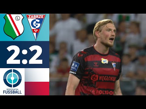 Irre Schlussphase! Poldi-Klub verspielt zwei Tore Führung | Legia Warschau - Gornik Zabrze