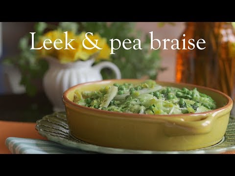 Slimming World Syn-free lettuce, leek and pea braise recipe - FREE