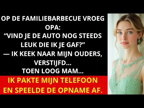 Opa vroeg: “Hoe gaat het met de auto?” – Mam loog voordat ik kon antwoorden… ik had bewijs.