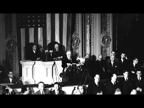 President Roosevelt Speech -America Declares War on Japan 08/12/1941