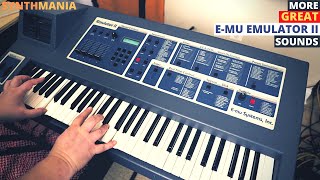Video thumbnail for More great E-mu Emulator II sounds by SynthMania