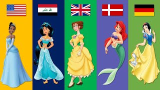 Disney Princesses From Different Countries