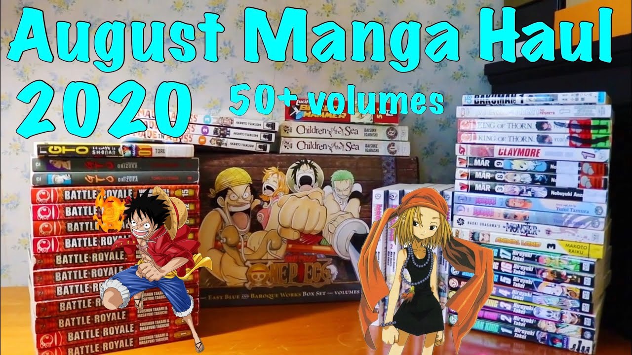 Giant August Manga Haul + Unboxing