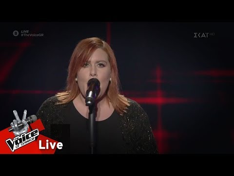 Anna Capone Papas - Je suis malade | 2o Live | The Voice of Greece