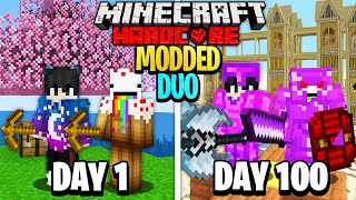 I Survived 100 Days in Modded Hardcore Minecraft.. Here's What Happened..