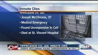 Tippecanoe County Jail inmate dies