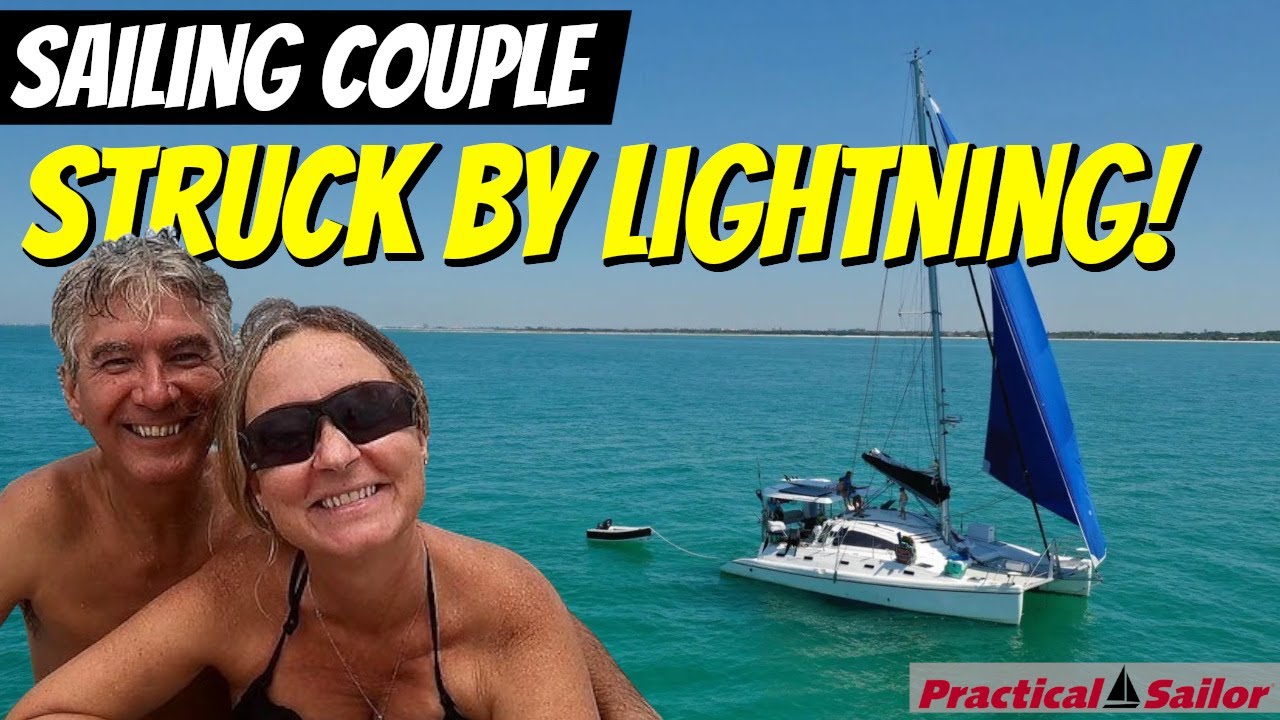 Bahamas Lightning Strikes Catamaran, FRIES EVERYTHING!