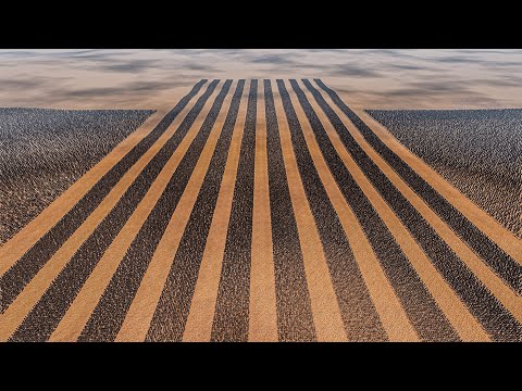 10 LINES OF PERSIANS vs 50.000 WEREWOLVES - Ultimate Epic Battle Simulator 2 UEBS 2