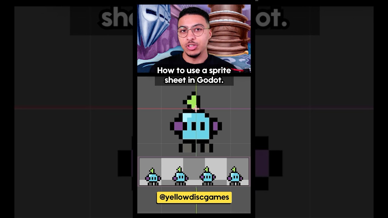 How To Use a Sprite Sheet In Godot!