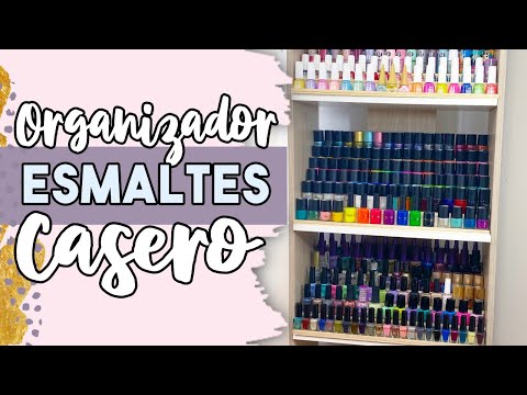 ¡FACIL y BARATO! ORGANIZADOR DE ESMALTES 💅🏼 CASERO 💅🏼