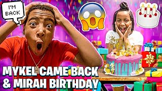 MYKEL FINALLY CAME BACK HOME &amp; MIRAH BIRTHDAY IS TOMORROW!!