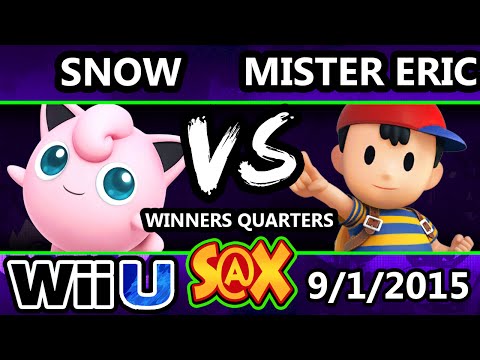 S@X 113 - Snow (Fox) Vs. Mister Eric (ROB) SSB4 Winners Quarters - Smash Wii U - Smash 4