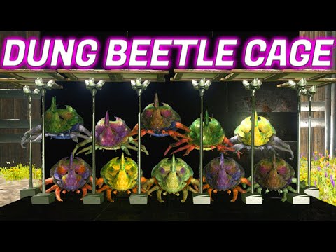 Simple but Efficient Fertilizer Farm | Dung Beetle Cage | Ark: Survival Evolved