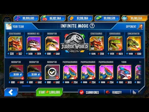 INDORAPTOR vs ALL DINOSAURS (Part 2) - JURASSIC WORLD THE GAME