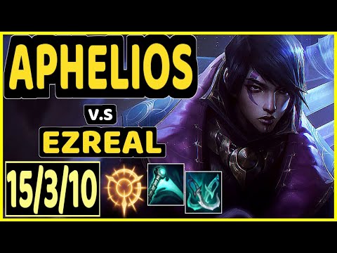 DOUBLELIFT (APHELIOS) vs EZREAL - 15/3/10 KDA BOTTOM ADC GAMEPLAY - NA Ranked GRANDMASTER