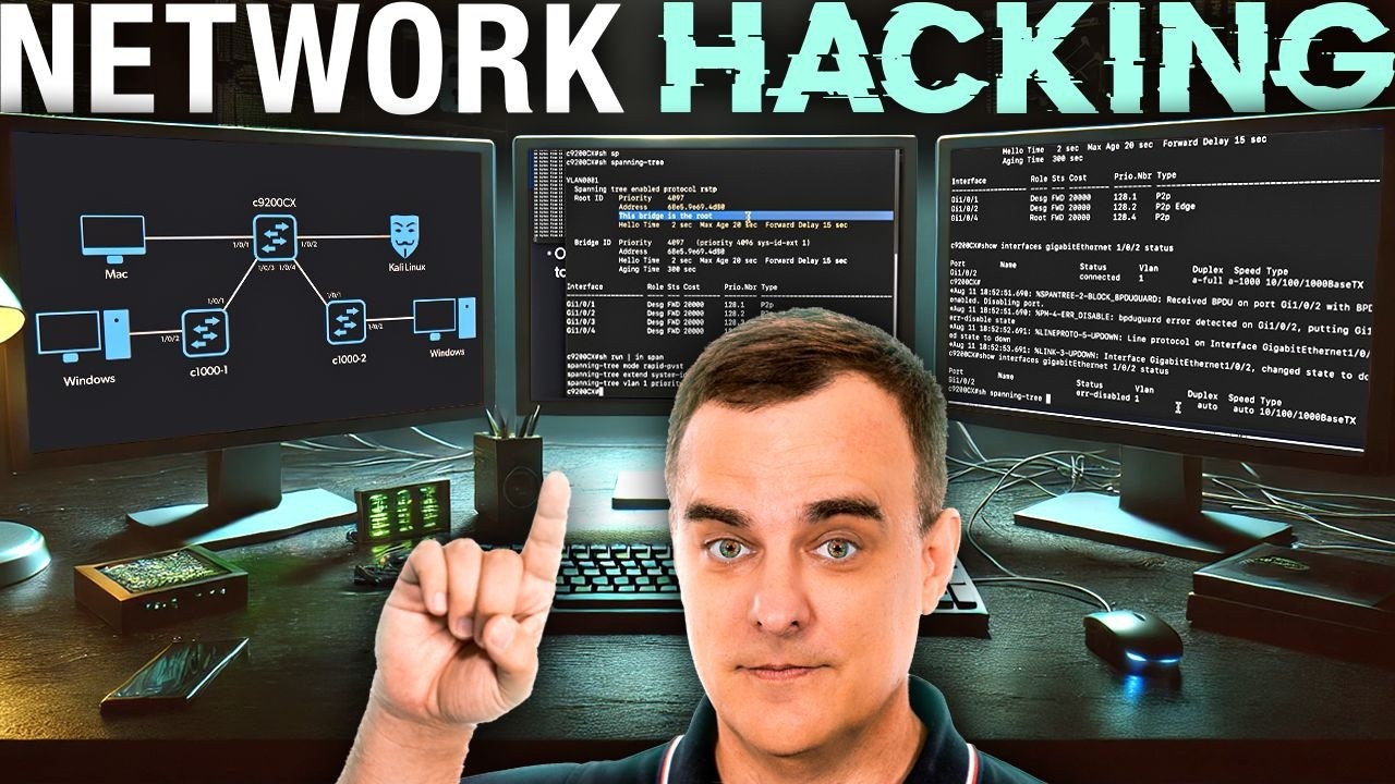 Hacking networks with Python (FREE CCNA 200-301 Course 2024)