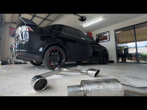 Installing the Best Lancer Ralliart Exhaust