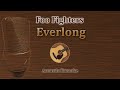 Everlong - Foo Fighters (Acoustic Karaoke)