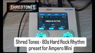 Shredtones 80s Hard Rock Rythm