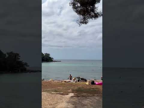 Cuvi Beach, Rovinj, Croatia🇭🇷🌊 #rovinj #croatia #croatiatravel #travelshorts #travel