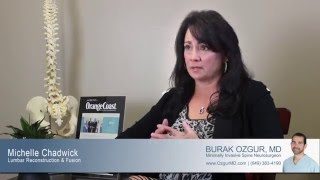 Chronic Back Pain Patient Testimonial for Burak Ozgur, MD