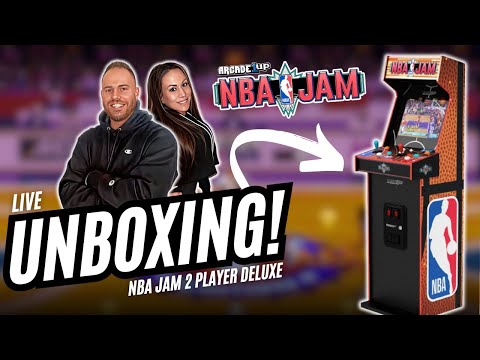 Arcade1up NBA Jam 2 Player Deluxe Unboxing!