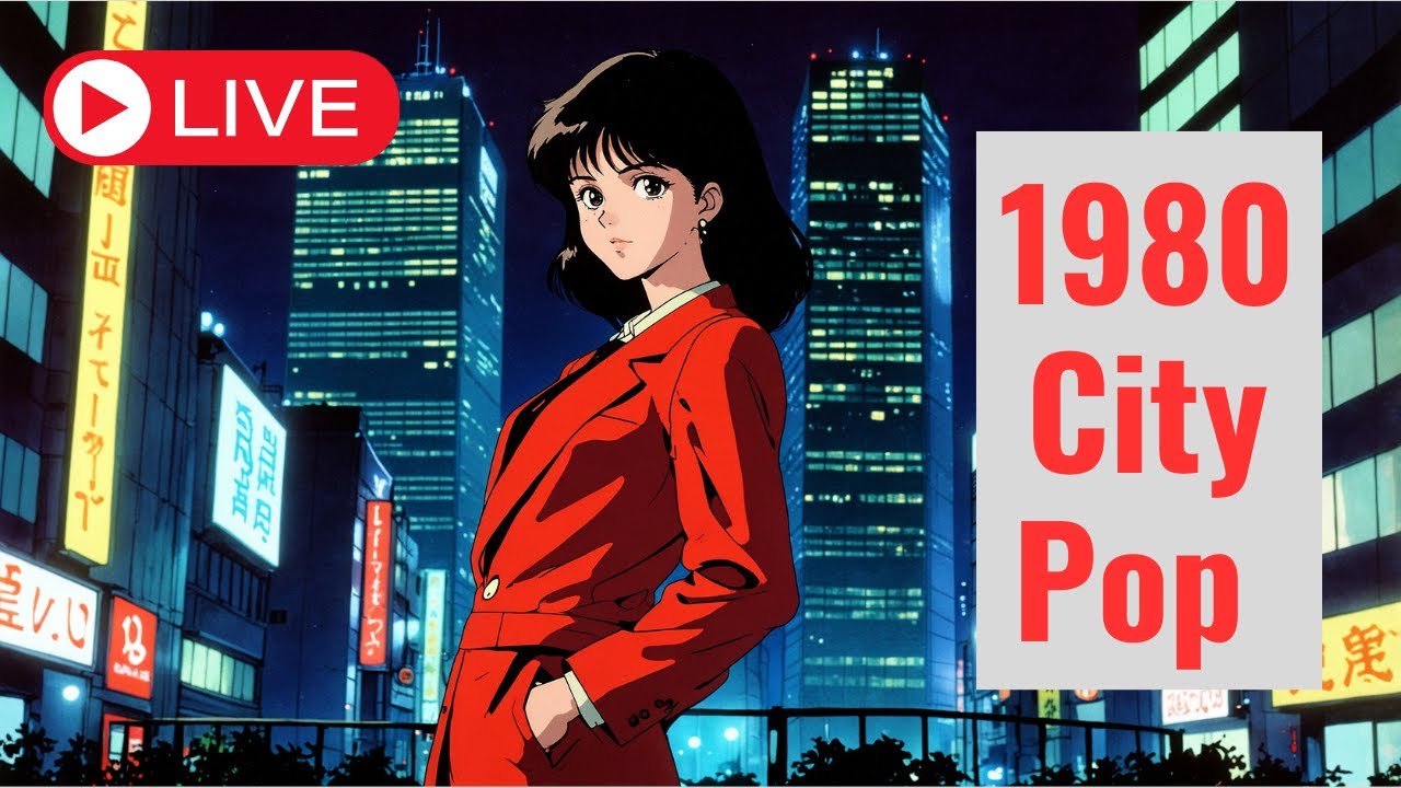 【CityPop & NeoCityPop】Tokyo Night Vibes RetroChillRadio Live